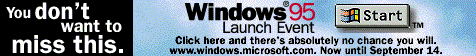 Windows 95 launch event banner 1 (1995)