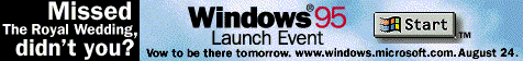Windows 95 launch event banner 3 (1995)
